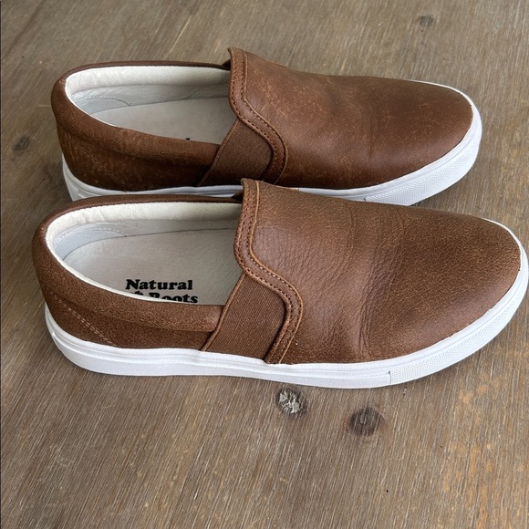 Roots Tan Leather Slip On Shoes Women’s Size 5.5 - Picture 14 of 16